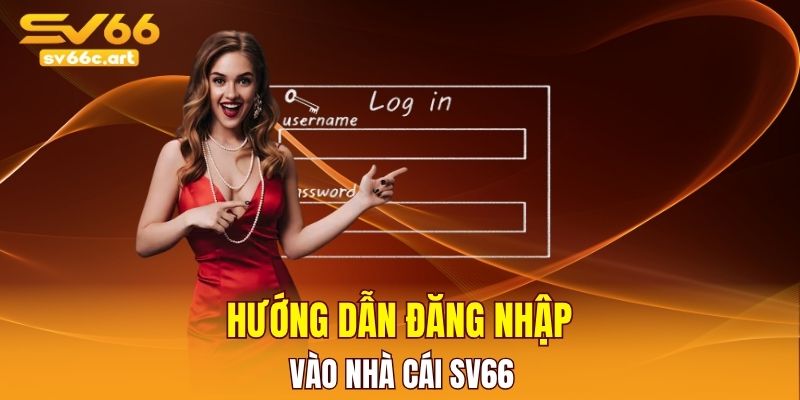 Thao tác để thực hiện đăng nhập vào nhà cái SV66